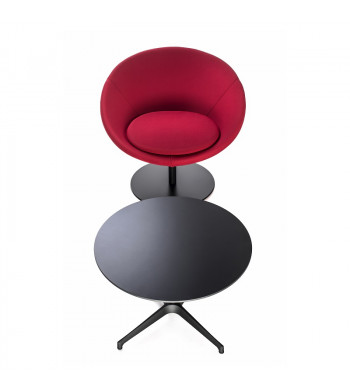 CIRCLE SILLÓN BASE PLANA