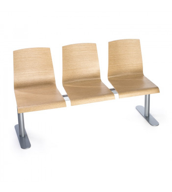 CUSTOM BANCADA MADERA 3 PLAZAS + MESA