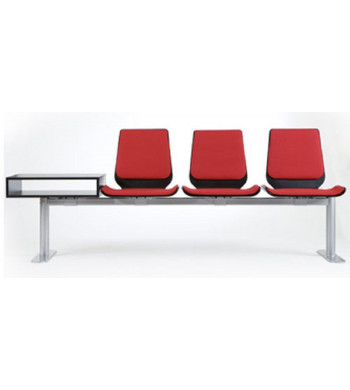 SPERA BANCADA 3 PLAZAS + MESA MADERA NATURAL